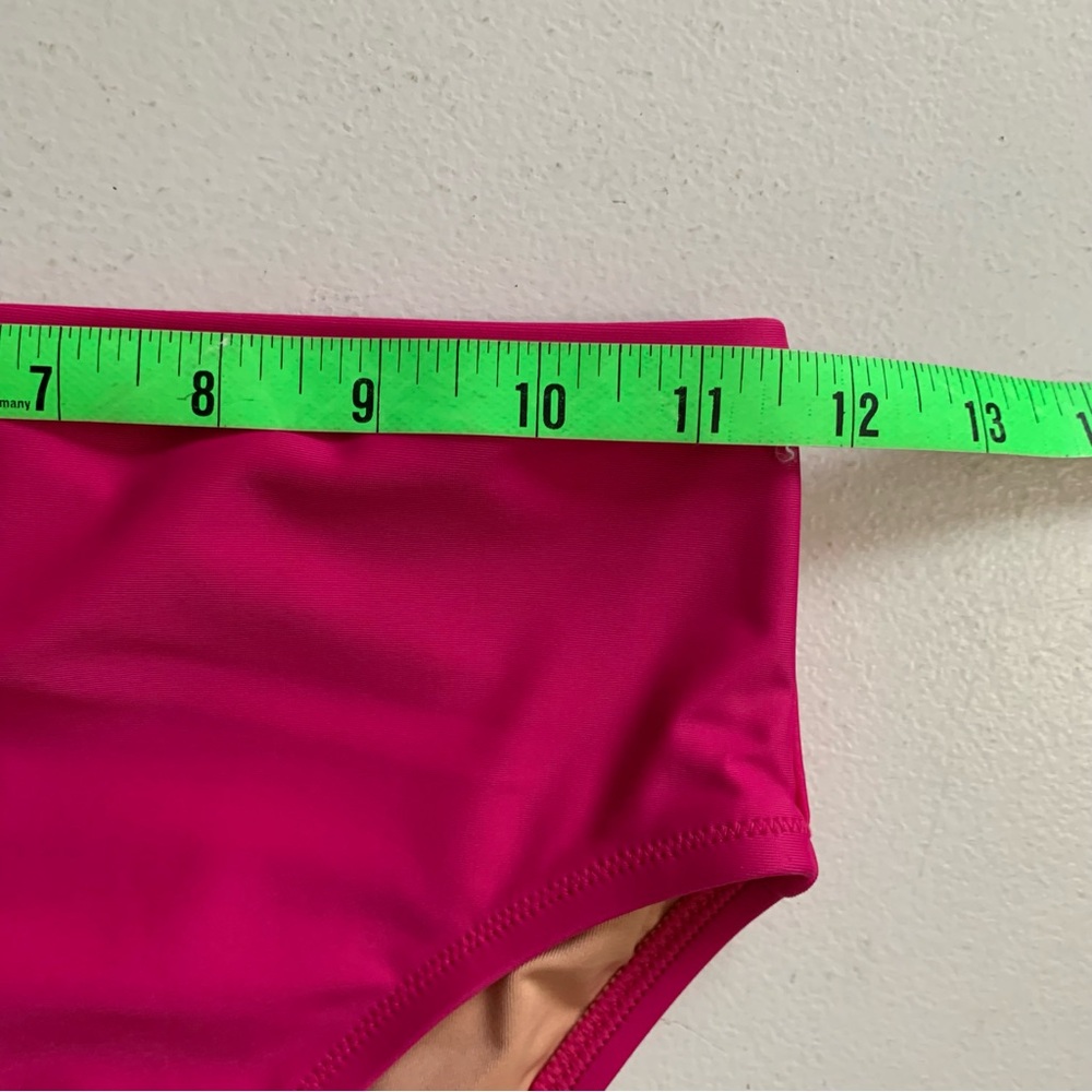 J Crew Pink High-Rise Bikini Bottom Size XS NWT Radiant Fuchsia Swimwear - Picture 13 of 15